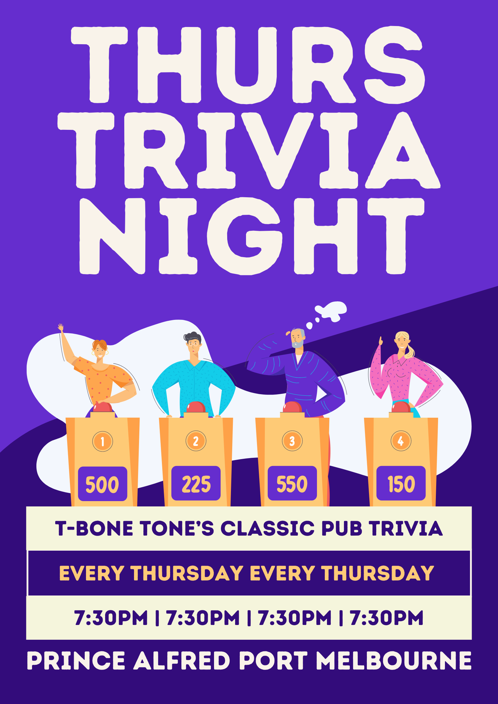 Thurs Trivia Night | Prince Alfred